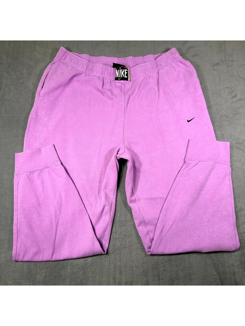 Nike Sportswear Wash Pants Pink Womens XL Joggers Tapered Leg Y2K Streetwear